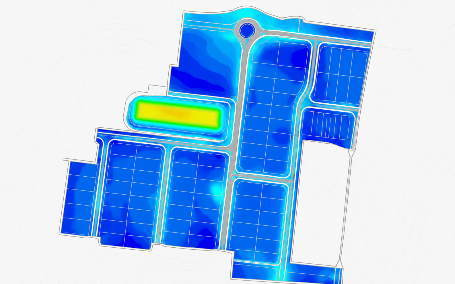 Anonymised subdivision earthworks balance model