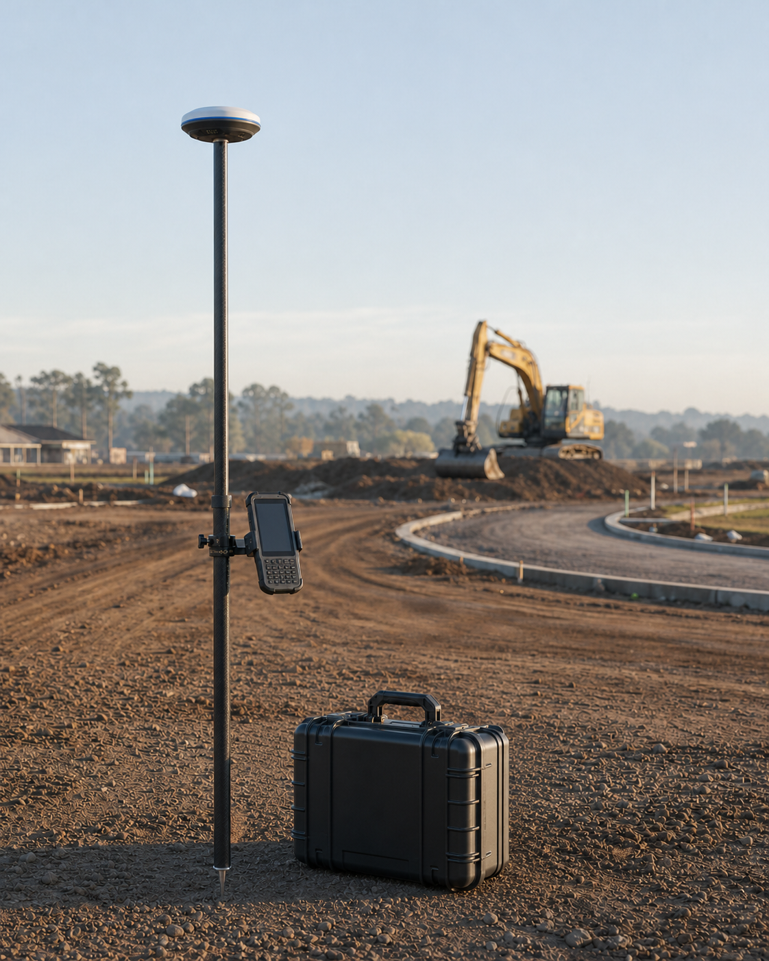 Survey-grade GPS rover available for hire soon